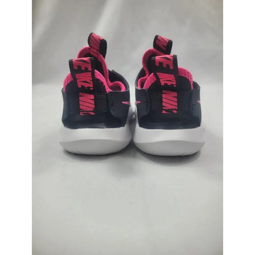 Nike Flex Toddler Shoes AT4665-006 Black & Pink Size 8C